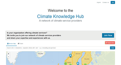 Desktop Screenshot of climate-knowledge-hub.org