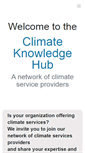 Mobile Screenshot of climate-knowledge-hub.org